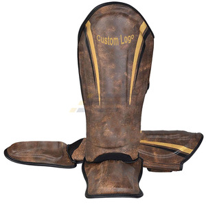Protège-tibias en gros pour MMA / Protège-tibias et protège-pieds en gros pour arts martiaux, kick-boxing, taekwondo OEM - Product Image 3