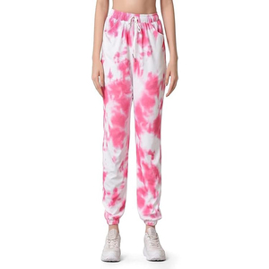 กางเกงจ็อกเกอร์ผ้าฟลีซสำหรับผู้หญิง เอวสูง มีเชือกผูก ขอบยางยืด นุ่ม อุ่น ระบายอากาศได้ดี ผ้าผสมคอตตอน สำหรับฤดูหนาว - Product Image 1