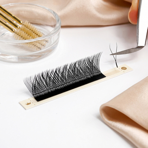 ขนตาปลอมสำเร็จรูป YY Lash งอนสวยสม่ำเสมอ ปลายเรียบเนียน รับผลิตแบรนด์ส่วนตัว ขายส่งอุปกรณ์ต่อขนตาแบบเส้นต่อเส้น - Product Image 1