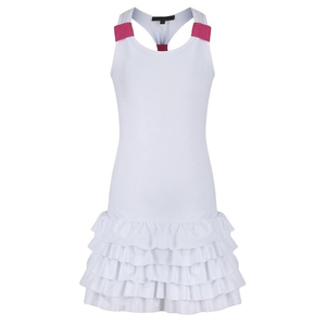 Custom Adult Women's Tennis Dress Sleeveless Moisture Wicking Breathable 100% Polyester Digital Print Seamless Fusing <b>Athletic</b> - Product Image 3
