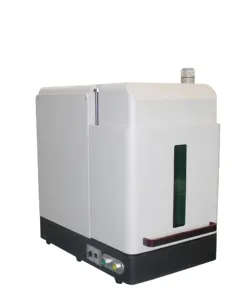 2024 BY Laser 50w industry laser equipment fiber laser marking machine with enclosure for metal