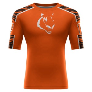 เสื้อรัดกล้ามเนื้อสำหรับชกมวย พิมพ์ลายแบบระเหิดด้วยความร้อน คุณภาพสูง ผลิตจากโพลีเอสเตอร์ 100% ผลิตตามสั่งจากโรงงาน - Product Image 4