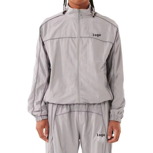 Streetwear personnalisé, nouvelle mode estivale unisexe pour adolescents, 100% nylon, solide, léger, respirant, antibactérien, coupe ample, coupe-vent - Product Image 6