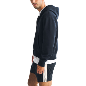 Custom Heavyweight Full Zip Hoodie for Men – Oversized Fleece Zip Up Sweatshirt with Kangaroo Pocket - Product Image 2