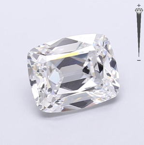 Diamante Cultivado en Laboratorio con Certificación IGI, 2.81 CT, Forma Alargada, Color D, Claridad VVS1, CVD LG 774633036, ROYAL GEMS para Joyería - Product Image 3