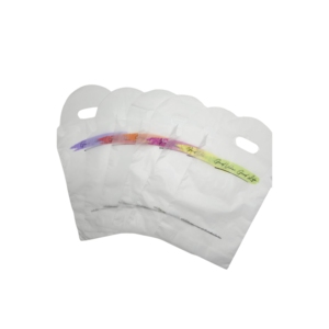 Portavasos HDPE Bolsa de transporte de vasos de plástico desechable personalizable para bebidas para llevar Bebidas impresas - Product Image 1