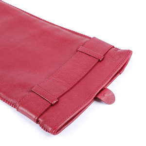 Gants en cuir véritable pour femmes, de haute qualité, chauds et doublés pour l'hiver, compatibles avec les écrans tactiles, élégants, à la mode, pour la conduite en plein air - Product Image 6