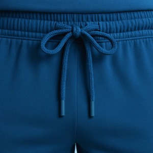 Pantalones Cortos de Playa para Hombre, Color Azul Sólido, Cintura Media, Cordón Ajustable, Secado Rápido, Estilo Casual, Largo Bermuda, Tejido de Poliéster - Product Image 3