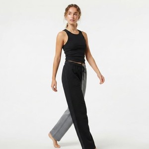 New Wholesale Ladies Casual <b>Trouser</b> Woman Clothes Two Tone Pant Women High Waisted <b>Trousers</b> <b>Pocket</b> Solid Color Jogger For Women - Product Image 2