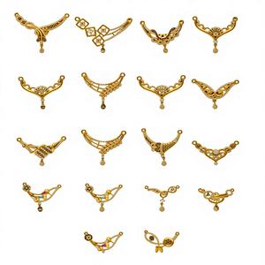 จี้และล็อกเก็ตทองคำบริสุทธิ์ 22K |   วัดอินเดียโบราณและลวดลายทางศาสนา |   เครื่องประดับขายส่ง ค่าทำราคาประหยัด - Product Image 1