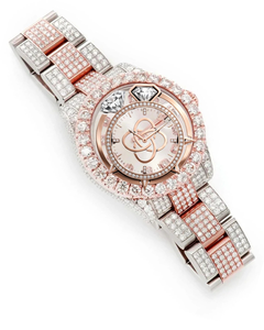 Luxury Round Dial Moissanite Watch Men Full Diamond Bracelet Wristwatch - Product Image 2