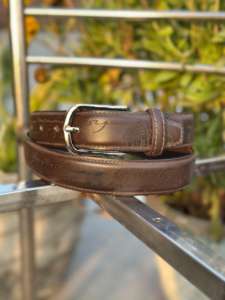 Cinturón Casual de Cuero Genuino de Vaca Premium con Hebilla de Metal Estilo Western, Diseño Personalizable con Bordado y Estampado por Transferencia Térmica, 3.5cm - Product Image 3