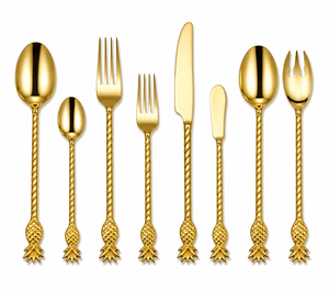 Juego de Cubiertos Minimalistas de Plata de Primera Calidad a Precio de Mayoreo, Cuchara, Tenedor y Cuchillo de Acero Inoxidable para Mesa de Comedor - Product Image 4