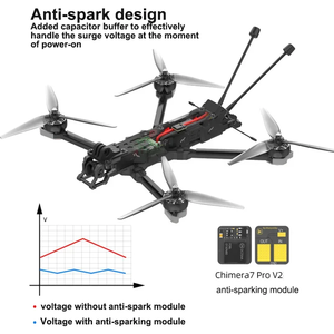 2023 Chimera7 Pro Analog HD Racing Drones Nueva tecnología de control inalámbrico para un rendimiento óptimo - Product Image 5