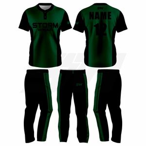 Ensemble de maillots de baseball et de softball personnalisés de qualité supérieure à 2 boutons, anti-humidité, fabrication OEM ODM - Product Image 6
