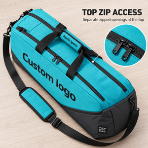 Bolsa de Pádel Personalizada para Entrenamiento con Asas Dobles, Correa para Hombro, Cierre de Cremallera e Impresión de Logotipo del Club, Proveedor OEM - Product Image 1