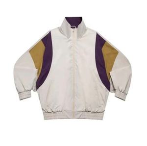 Chaqueta Cortavientos Personalizada para Hombre con Bloques de Color, Cuello Alto, Cierre de Cremallera, Estilo Deportivo, Resistente al Viento, Carcasa de Poliéster - Product Image 3