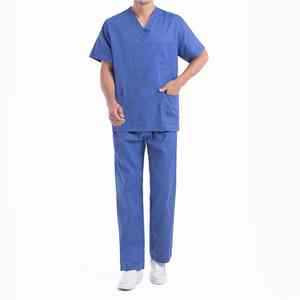 Ensemble de blouses médicales de qualité supérieure, extensible dans 4 directions, coupe moderne jogger, séchage rapide, uniforme d'hôpital unisexe - Product Image 3