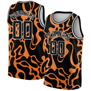 Camiseta de Baloncesto Vintage Personalizada con Nombre, Colorida, Transpirable, Camuflaje, Impresión 3D, Camiseta sin Mangas Informal de Verano - Product Image 3