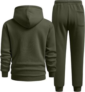 Ensemble de survêtement polaire pour homme, personnalisé, haut de gamme, pour l'entraînement sportif hivernal - Product Image 2