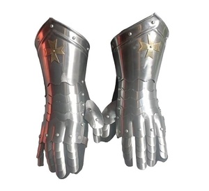 Guantes de Caballero Medievales de Metal Resistente de Fabricante Confiable con Diseño de Articulaciones Flexibles para Disfraces de Armadura Histórica - Product Image 6