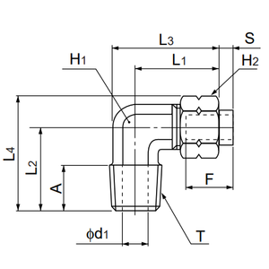 NITTA Quick Seal Fitting 4A02-3 Joints de véhicule haute performance - Product Image 1