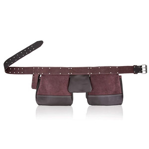 Ceinture multi-outils avec poches pour outils et équipements, organisateur de travail en cuir noir pour mécaniciens et projets de bricolage - Product Image 2