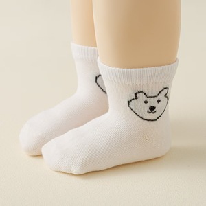 OEM 2026 High-Quality Custom Trending New Arrivals: Classic and <b>Cute</b> <b>Bear</b>-Printed Children's Socks for All Seasons - Product Image 6