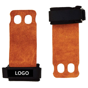 Agarre de barra irregular de cuero Superficie antideslizante Diseño ligero transpirable para protección avanzada Fuerza de agarre mejorada Durable - Product Image 1