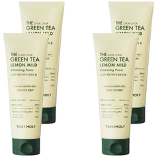 Tony Moly The Chok Chok Detergente Viso a Bassa Irritazione 150ml Confezione da 4 Schiuma Detergente al Tè Verde e Limone - Product Image 1