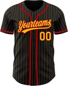 Uniforme de Béisbol Personalizado, Transpirable, Talla Grande, 100% Poliéster, Antibacteriano, Anti-UV, Secado Rápido, Unisex, Venta al Por Mayor - Product Image 2
