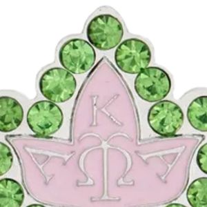 Pink Green Stone Ivy Letter Stud Earrings Women Fashion <b>Jewelry</b> Elegant 24K Gold Plated Crystal Accessory Gift for Party - Product Image 4