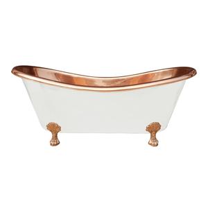 Base de Bañera Ovalada de Cobre de Diseño Moderno, Acabado Brillante, para Interiores y Exteriores, Suministro Directo del Fabricante - Product Image 3