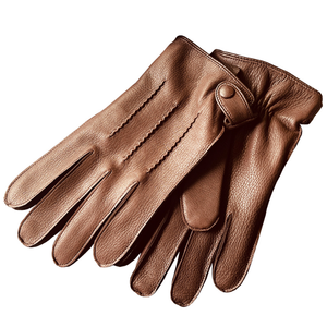 Gants en cuir de daim pour homme, gants de conduite en cuir - Product Image 1