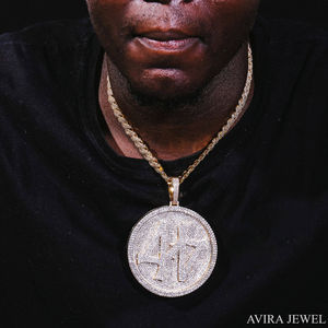 Statement Moissanite Cross <b>Pendant</b> and Cuban Link Chain 925 Sterling <b>Silver</b> Iced Out <b>Necklace</b> for <b>Men</b> - Product Image 2