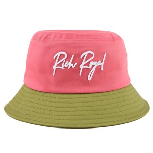 Custom Embroidery <b>Summer</b> 100% Cotton Bucket <b>Hat</b> Wholesale Printed Logo Bucket <b>Hat</b> - Product Image 2