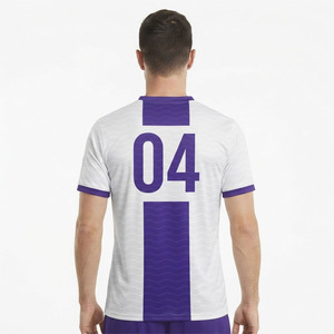 Maillot de football pour homme imprimé, vêtements de sport pour homme, maillot de football personnalisé, maillot de football pour homme à col en V, t-shirt de football en polyester - Product Image 2