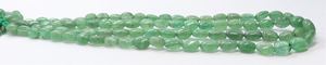 ลูกปัดควอตซ์สตรอเบอร์รี่สีเขียวธรรมชาติทรงรีเรียบขนาด 7x11 มม. ลูกปัดพลอยควอตซ์สตรอเบอร์รี่สีเขียว 16 นิ้ว สำหรับทำเครื่องประดับ - Product Image 4