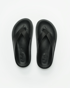PUP Sandal PUP-010 Custom <b>Slip</b>-<b>on</b> Slide Flat Handmade Genuine Cow Leather Wide Band Thick TPR Outsole Cushioning Lightweight - Product Image 2