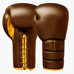 Guantes de Boxeo Personalizados de Lujo, Cuero Vacuno, Acolchado Anti-Impactos, Guantes de Sparring para Entrenamiento Deportivo Profesional OEM - Product Image 4