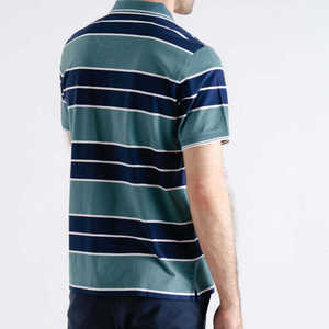 ราคาขายส่ง เสื้อโปโลชายไซส์ใหญ่ ผ้าฝ้าย 100% เสื้อโปโลชายลำลอง ทรงปกติ - Product Image 5