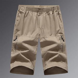 Pantalones Cortos Deportivos de Alto Rendimiento para Hombre, Diseño Cargo, Cómodos para el Entrenamiento Diario, Cintura Media Elástica, Secado Rápido, Estilo Casual, Lona - Product Image 5