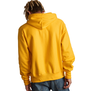 Nouveau style hiver 2026 – Sweats à capuche décontractés doublés, couleur unie, service OEM, logo personnalisé, 350 grammes, coupe ample, style hip-hop, en polaire pour hommes - Product Image 5