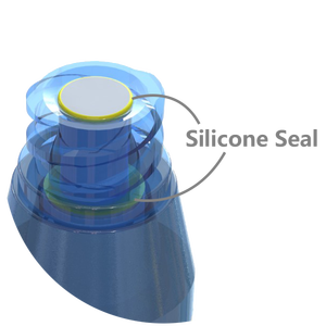 Gen1 Kim Miễn phí kết nối luer khóa luer trượt Y Tế cấp PC + ABS + Silicone duy nhất-Sử dụng cho ma túy chuyển - Product Image 5