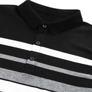 Personalizado de alta calidad para polos, algodón suave transpirable liso con logotipo propio, patrón sólido, transpirable, suave, Polo en blanco - Product Image 5