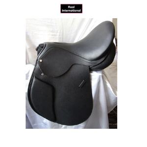 Selle anglaise en cuir véritable de haute qualité de style occidental pour les courses de chevaux et l'équitation en vrac - Product Image 1