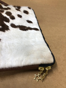 Handmade Hair-On Leather Laptop Sleeve Premium Cowhide Case for 13 15 Inch Custom Wholesale LHLS-0004 - Product Image 3