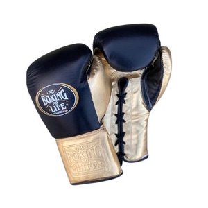 Gants de boxe RTS Premium en cuir, coutures robustes, No Boxing No Life, rembourrage absorbant les chocs, prise confortable, AI-BG-114 - Product Image 5