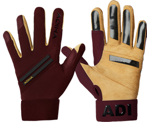 Gants de frappe de baseball en cuir de qualité supérieure, tailles et couleurs personnalisables, fermeture à scratch, gants de grande qualité de chez Adiha Impex - Product Image 1