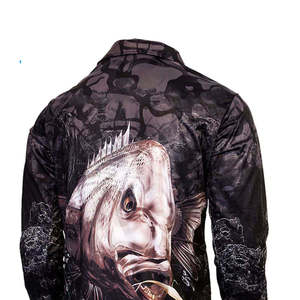 Camisetas de Pesca Personalizadas al por Mayor, Fabricante OEM, Proveedor, Producción en Masa, Ropa Transpirable con Protección UV para Exteriores - Product Image 2